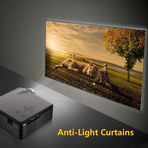 60/72/84/100/110/120/130 Inch Projectiescherm Eenvoudige Anti-Licht Gordijnen 16: 9 Draagbare Home 3D Hd Digitale Projectiescherm