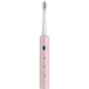 Sonic Elektrische Tandenborstel Oplaadbare Borstels Wasbaar Whitening Volwassen Tanden Borstel Timer 6 Modi 2 Opzetborstels Bamboe Handvat