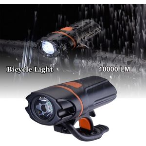 10000LM IP6 Waterdichte Fiets Voor Usb Opladen Licht Super Heldere Fiets Zaklamp Koplamp Lichten