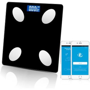 Bluetooth Lichaamsvet Schaal Bmi Schaal Smart Elektronische Weegschalen Lcd Digitale Badkamer Weegschaal Balance Lichaam Samenstelling Analyzer