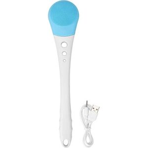 Electric Body Bath Brush One Key Durable Comfortable Deep Cleansing Electric Body Shower Brushes with Long Handle for Body