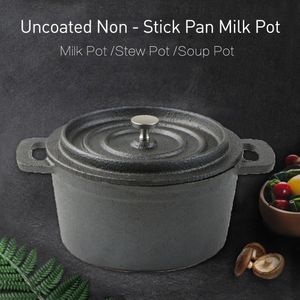 Koken Kookpan Soeppan Ongecoat Non-stick Pan Melk Panelas Gietijzeren Pot Keuken Cook Tool Kookgerei