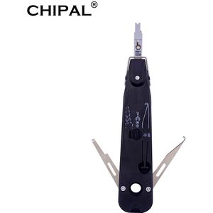 Chipal Professionele Telecom Lsa-Plus Tool Met Sensor Ethernet Netwerk Patch Panel Faceplate Kabelgereedschap RJ11 RJ45 Cat5