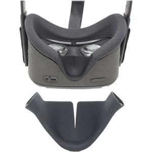 Zwart Siliconen Neus Pad Shading Cover Kussen Oogmasker Vr Headset Ondersteuning Houder Voor Oculus Quest Accessoires Kit