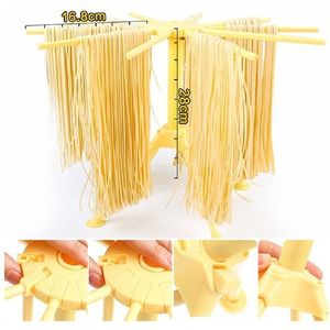 LumiParty Vouwen Plastic Noodle Droogrek Keukengerei Gadget Plakken Spaghetti Making Machine Accessoire-25