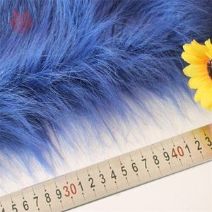 Hoogwaardige 9 Cm Lange Haar Blauwe Faux Fur Stof Voor Winterjas Vest Cosplay Stage Decor 150*50 Cm 1 Stuk SP3761