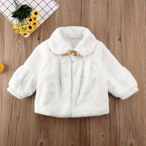 Kids Baby Meisje Winter Warme Mantel Bontjas Peuter Jas Parka Uitloper Kleding