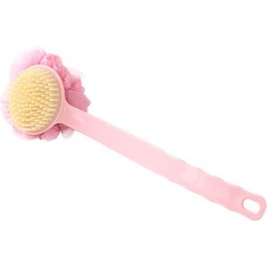 ☆ Lange Handvat Opknoping Zachte Mesh Back Body Bad Douche Scrubber Borstel Spons Voor Badkamer Douche Borstel Aankomst