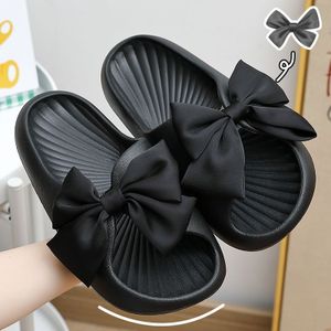 Zomer Vrouwen Slippers Mode Strikje Indoor Non-Slip Zachte Eva Zool Toevallige Sandalen Strand Home Slipper Dames Schoenen