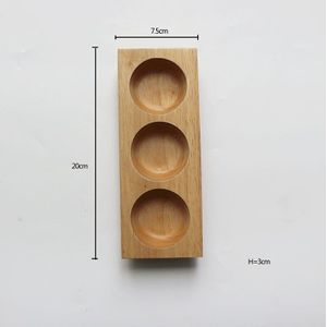 Buitenlandse Handel Originele Single Japan/Zuid-korea Type Massief Hout Partitie Schotel Hotel Servies Met Hotel Dim Sum Houten gerechten