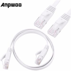 Anpwoo 0.5M 1.5M 2M 3M 5M 10M 15M 20M Kabel CAT6 Platte utp Ethernet Netwerk Kabel RJ45 Patch Lan Kabel Router Computer Kabels