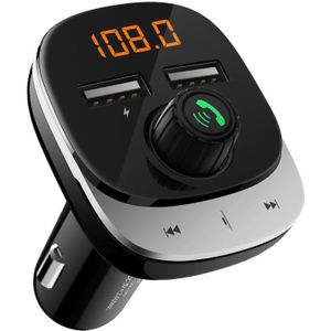 FM Transimission Auto Charger Bluetooth MP3 Speler Handsfree Car Kit LCD Display Dual USB Charger Handsfree Mobiele Telefoon Oplader