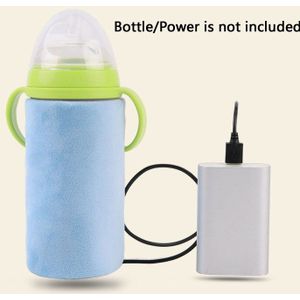 Draagbare USB Babymelk Warmer Reizen Fles Heater Baby Zuigfles Bag Storage Cover Isolatie Zakken Thermostaat