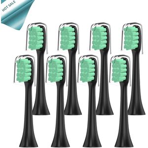 8Pcs Vervangende Opzetborstels Met Cap Voor Xiaomi Mijia Soocare X1 X3 Sonic Elektrische Tandenborstel Heads Voor Soocas x3 X1 X5