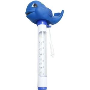 Cartoon Dier Vorm Bad Visvijver Zwembad Buis Thermometer Drijvende Shark Thermometer K-1020B