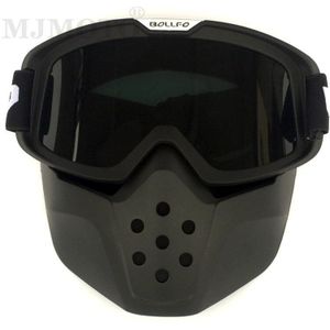 Mannen Vrouwen Vintage Motorfiets Masker Goggles Motorbike Shark Helm Bril Winddicht Motorcross Helm Bril Skibril