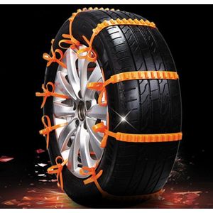 10 Stks/set Auto Universele Anti-Slip Sneeuw Keten Off-Road Voertuig Nood Banden