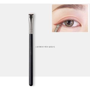 Jaf 1 Pcs Eye Make-Up Borstel Platte Eyeliner Wenkbrauw Mengen Beauty Make Up Borstel Zachte Nylon Haar 3 Kleuren Voor kiezen 07Shye