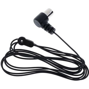 Fm Antenne Mannelijke Voor Geluid Natuurlijke Geluid Stereo Receiver Voor Fm Radio/ Hi-Fi/Dab/Tv Indoor gebruik Zwart