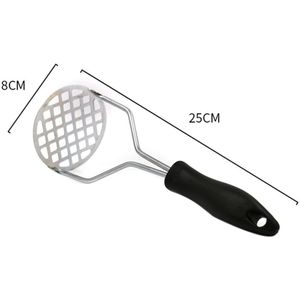 Ondersteuning Non Slip Handvat Rvs Aardappelstamper Ricer Groente Fruit Blender Tool Duurzaam Keuken Tool
