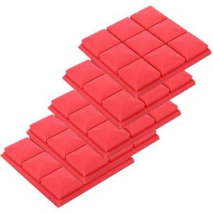 5pcs Noise Isolatie Spons Vel Kamer Geluiddichte Muursticker Deadening Behang Anti Ruis Schuim Mat Akoestische Demping Pad