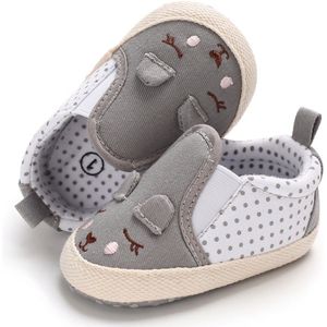 Brand Arrivals Pasgeboren Baby Jongens Meisjes Zachte Crib Schoenen Prewalkers Kinderwagen Trainers Sneakers Leuke Dier Mooie Canvas Schoenen