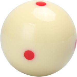 Cue Ball Red 6 Dot-Spot Measly White Pool-Billiard Practice Training Billiard Pool Ball