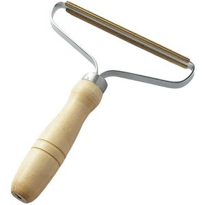 Hout Kleren Handvat Kleverig Haar Machine Houten Haar Remover Haarbal Trimmer Draagbare Lint Remover Trimmer Cleaning Tools