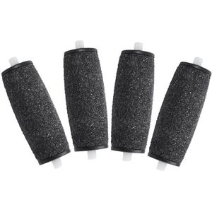 4 Stks/partij Vervanging Roller Heads Voor Fluwelen Glad Elektrische Voet Bestand Pedicure Machine Dead Skin Eelt Remover Foot Care Tool