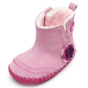 Goede 1 paar bloem baby Schoenen Snowboots Winter warm kinderen boot, meisje Kids Schoenen