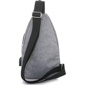 Usb Charger Borst Zak Koreaanse Cross Body Sling Borst Pakken Vrouwen Casual Trave Crossbody Messenger Bags Schoudertas