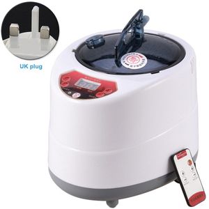 1000W 2L Spa Hydraterende Sauna Stoomboot Mist Rvs Begassing Machine Voor Lichaam Detox Met Afstandsbediening Draagbare Pot