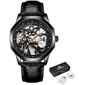 Haiqin Heren Horloges Top Brand Luxe Automatische Skelet Mannen Kijken Mechanische Zaken Waterdicht Horloge Mannen Tourbillon
