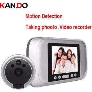 Foto + Video Recorder + Bewegingsdetectie sensor 4.3 ""Deur Camera Smart Deur Kijkgaatje Viewer video Deurbel kijkgaatje camera
