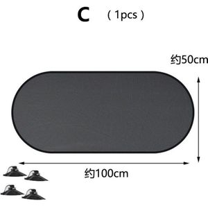 Zwarte Auto Zonneklep Uv Auto Mesh Zonnescherm Side Rear Window Zuignap Gordijn Cover Shield Zonnescherm Voor Baby kids Styling