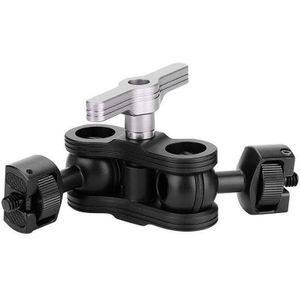 Aluminium Scharnierende Ic Arm Mount Adapter Voor Actie Camera Monitor Zaklamp