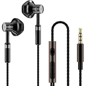 Eardeco 9D Stereo Met Microfoon Oortelefoon Headphon In-Ear Wired Hoofdtelefoon Bass Draad Earphon Oordopjes Telefoon Headset Met Microfoon