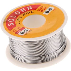 1 Roll Soldeer Lood Tin Soldeer 63/37 Met Rosin Core 2.0% Voor Elektrische Solderen 0.22lbs (0.5-2.0 Mm)