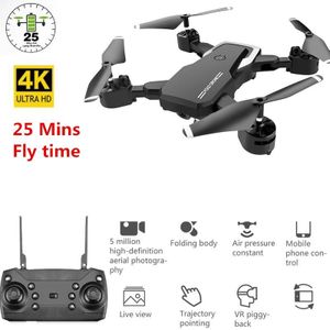Beste Wifi Fpv Rc Drone 4K 1080P Camera Folding Optische Stroom Drone Groothoek Real Time Antenne helicopter Quadcopter 25 Minuten