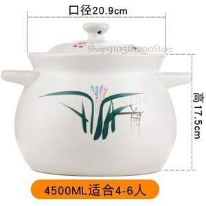 600 Braadpan Hoge Temperatuur Fornuis Grote Capaciteit Soeppan Open Vuur Straight Soep Soep Home Gas Pap Pot Keramische Pot
