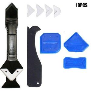 Creatieve Meer In 1 Siliconen Remover Kalefateren Finisher Kit Glad Schraper Grout Kit Tools Plastic Angled Handgereedschap Accessoires