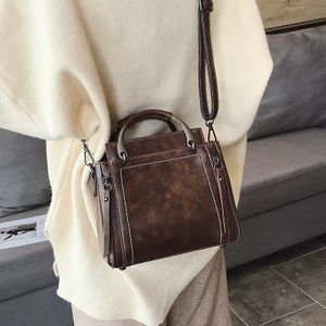 Luxe Vrouwelijke Tote tas Retro Mode PU Leer vrouwen Handtas Vrije Tijd Schouder Messenger bag