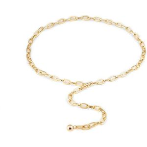 Vrouw Gouden Taille Keten Body Y2k Office 365 Riem Trend Voor Broek Jurk Streetwear Gothic Accessoires
