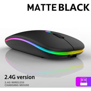 4.0 Bluetooth Draadloze Muis 2.4G Usb Optische Muizen Kantoor Rgb Oplaadbare Gaming Mouse 1600 Dpi Voor Pc Laptop Notebook computer