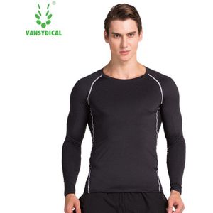 Lange Mouwen Training Trui Mannen Gym Kleding Running Fitness Top Snel Droog Ademend Compressie Shirt
