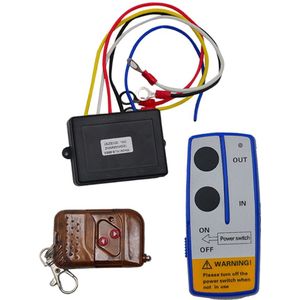 Universele Auto Wireless Winch Afstandsbediening Kit 12V Schakelaar Handset Ontvanger Tran Remote Bediening Auto Accessoires