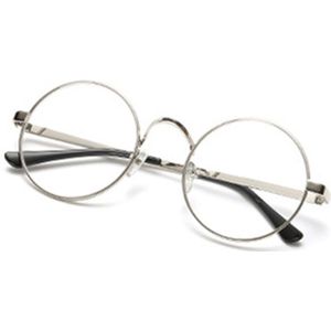 Retro Oversized Koreaanse Ronde Bril Frame Clear Lens Vrouwen Mannen Retro Gold Lenzenvloeistof Optische Frame Brillen Vintage Bril