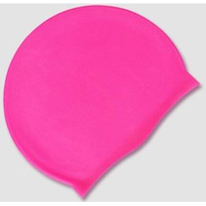 1 Pcs Volwassen Badmuts Silicone Zwembad Hoed Vlakte Platte Matte Waterdichte Gehoorbescherming ENA88