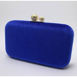 Royal Nightingales rode en blauwe harde doos avondtassen en avond clutch handtassen voor