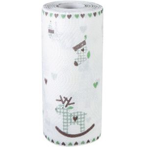 1 Roll Keuken Wegwerp Schoonmaken Papier Vaatdoek Olie Absorberend Papier Handdoek Nat Droog Dual Purpose Theedoek Keuken Accessoire